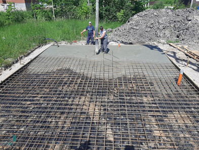 Дом из газобетона размером 9х7,5 в д. Плетниха