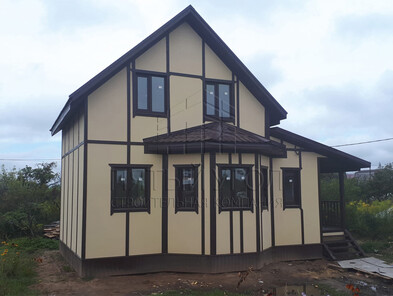 Каркасный дом 6х8,5 в пос. Панковка